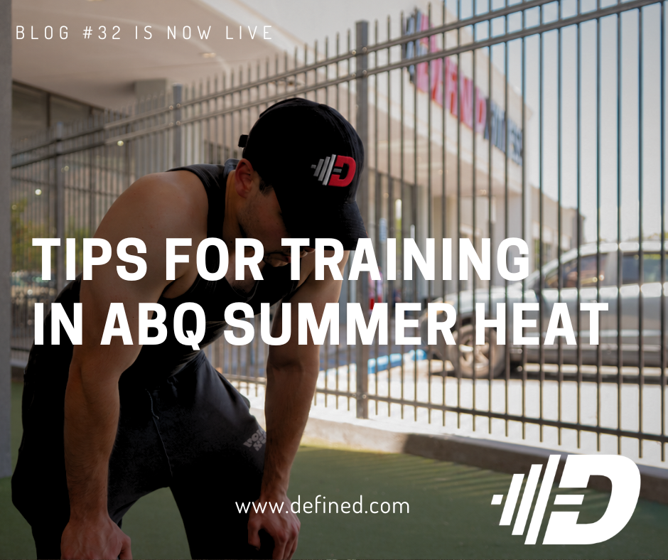 Tips for training in ABQ summer heat